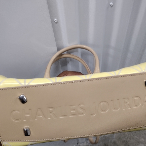 Stylish Beige and Yellow Handbag - Picture 5 of 5